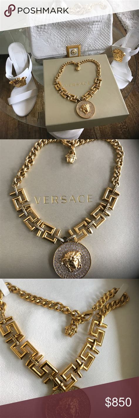 versace bracelet with box|Versace necklaces women's.